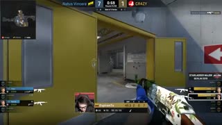 خلاصه بازی Navi VS CR4ZY در نقشه Nuke در Starladder Major