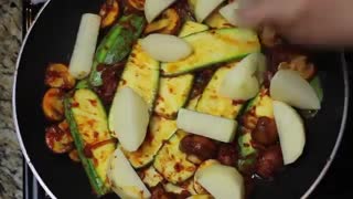 طرز تهیه خوراک گوجه بادمجان