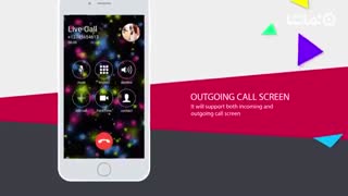 Live Call Screen Theme Color Phone X OS 11 Dialer
