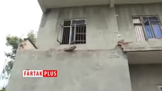 خسارت‌های ناشی از زلزله ۵.۴ ریشتری در چین