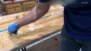 آموزش ساخت میز رزینی