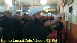 نماز جماعت ظهر عاشورا. محرم 98 . مسجد جامع اخی جهان