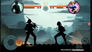 بازی"Shadow fight"مبارزه با "Needle"