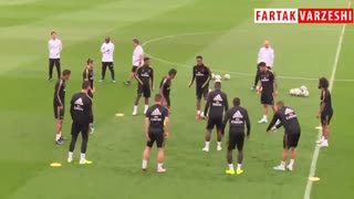 تمرینات امروز رئال مادرید (22 شهریور 98)