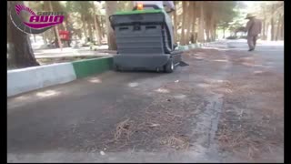 سوییپر صنعتی آوین صنعت ماندگار مدل 1050 E | جارو صنعتی