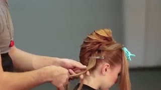 آموزش مدل مو دخترانه پر- مومیس مشاور و مرجع تخصصی مو