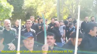 مراسم پایانی شاه حسین گویان حضرت ابوالفضل (ع) اخی جهان_ عاشورا 98_ قسمت دوم