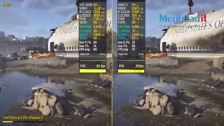 مقایسه عملکرد کارت گرافیک RTX 2080 , GTX 1080 گیمینگ