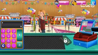 Baby Store Cashier Girl: Shopping Mall