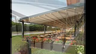 حقانی 093800393391-سقف متحرک رستوران سنتی- سقف برقی باغ رستوران