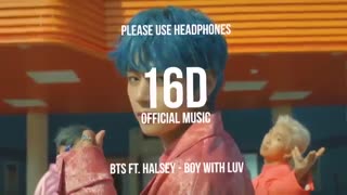 [16D BTS ] آهنگ 16 بعدی BOY WITH LUV از بی تی اس ( عالی ^^)
