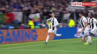 تمامی گلهای رونالدو در لیگ قهرمانان اروپا 2019-2018