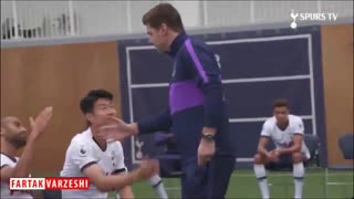 پشت صحنه عکس رسمی تیم تاتنهام