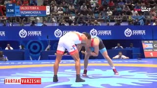 شکست تلخ امیرمحمد یزدانی برابر والدز کوبایی