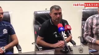 صحبتهای ویسی قبل از بازی با نساجی