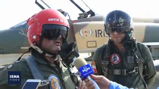 تمرین رژه هوایی مشترک ارتش و سپاه