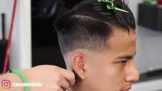 آموزش مدل مو مردانه برش موهای پرحجم- مومیس مشاور و مرجع تخصصی مو