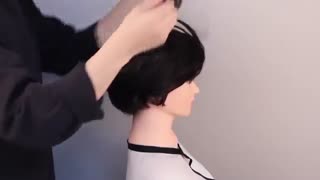 آموزش مدل مو دخترانه شینیون برای موهای خیلی کوتاه- مومیس مشاور و مرجع تخصصی مو