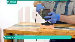 آموزش ساخت انواع میز چوبی با رزین اپوکسی از 0 تا 100