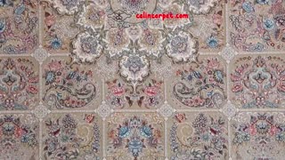 فرش ماشینی 1200 شانه - طرح خاتون فیلی