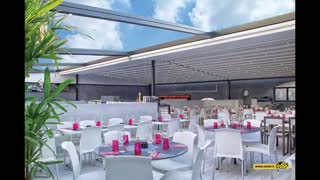 حقانی 09380039391-سقف متحرک کافی شاپ-سقف برقی فست فود