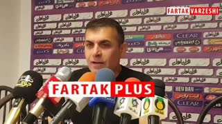 کنفرانس خبری ویسی پس از دیدار با ماشین سازی