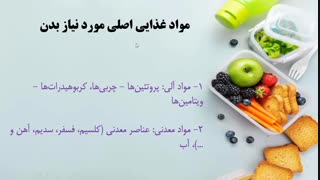 دانلود پاورپوینت درس سوم سلامت و بهداشت دوازدهم برنامه غذایی سالم