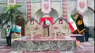 قرائت وصیت نامه پدر توسط دختر شهید حسین محرابی