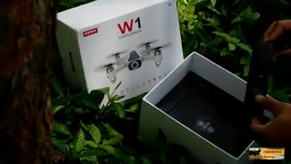 جعبه گشایی کوادکوپتر دو دوربینی syma w1/ایستگاه پرواز