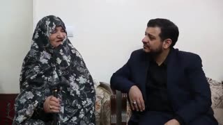 دیدار استاد از خانواده شهید صبوری -شهید هشت سال دفاع مقدس