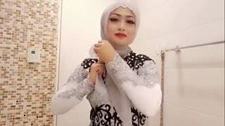روش بستن بسیار شیک برای شال و روسری