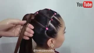 آموزش مدل مو دخترانه دم اسبی نیمه بسته- مومیس مشاور و مرجع تخصصی مو