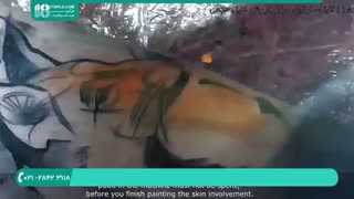 ایجاد سایه در تاتو روی بدن!