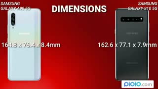 مقایسه گوشی Galaxy A9 و Galaxy S10
