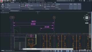 آموزش اتوکد AutoCAD 2020 Break and space dimensions