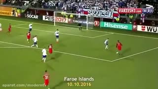 دریبل ها وحرکات رونالدو