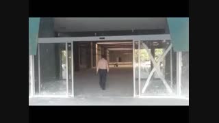 نصب درب  اتوماتیک شیشه ای