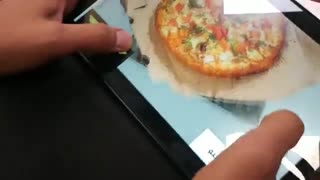 واقعیت افزوده منوی رستوران