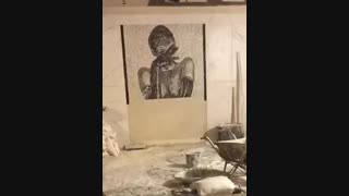 موزاییک آرت یا تابلو با کاشی شکسته