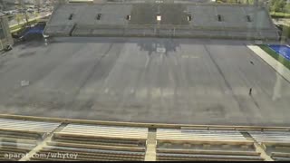 نصب چمن مصنوعی در ورزشگاه فوتبال امریکایی