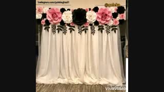 گل کاغذی مقوایی