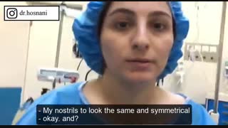 می خوام بینی به صورتم بیاد