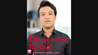 قول دادن به انگلیسی