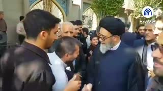 بدرقه طلاب عازم به کربلا از سوی حجت الاسلام و المسلمین آل هاشم