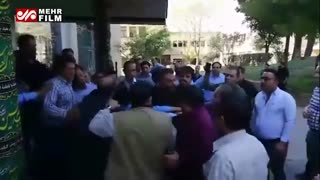 درگیری بین کارکنان و رئیس هیئت مدیره مترو تهران