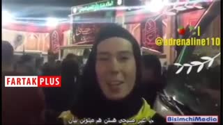 تجربه شنیدنی بانوی هلندی از حال‌ و‍‌ هوای ایام اربعین در عراق
