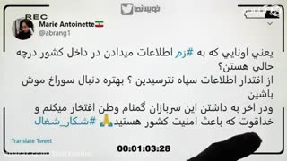 توییت نما: دستگیر زم