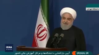 سخنرانی رئیس‌جمهور در دانشگاه تهران