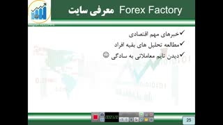 جلسه ششم: آشنایی با سایت forex factory