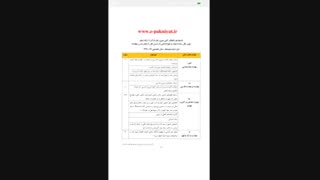 بارم بندی  دروس امتحانی دهم رشته انسانی